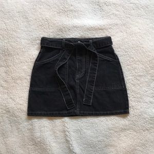Forever 21, premium denim black skirt